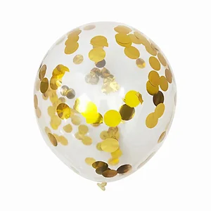 High Quality Globos 12 Inch Sequin Confetti Latex Balloons Wedding Birthday Party Decoration Balloon