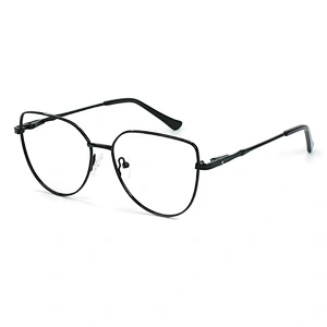 2021 elegant metal eyeglasses frame over size 5 color popular optical frame