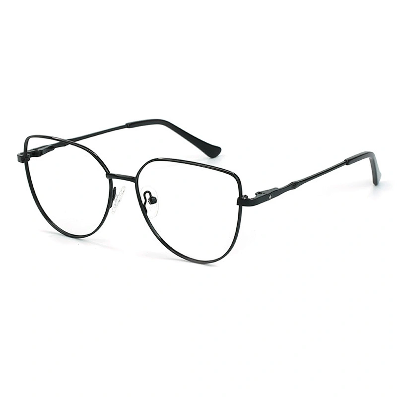 2021 elegant metal eyeglasses frame over size 5 color popular optical frame
