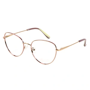 amazon hot sell custom ready stock eye glass eyewear gold metal eyeglasses optical frames for shop