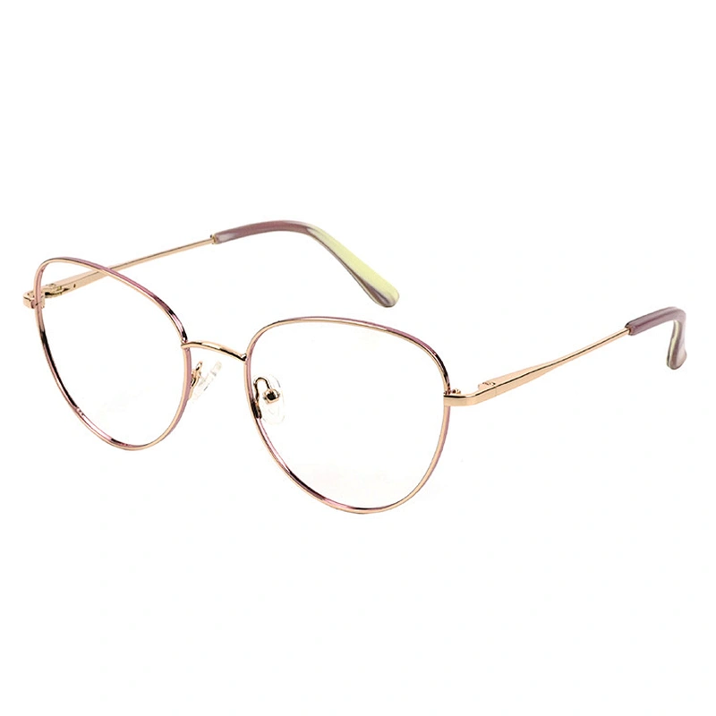 amazon hot sell custom ready stock eye glass eyewear gold metal eyeglasses optical frames for shop