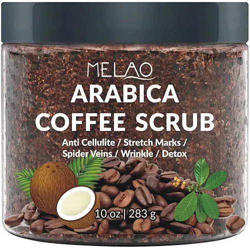 coffee body scrub private label organic whitening moisturizing exfoliating
