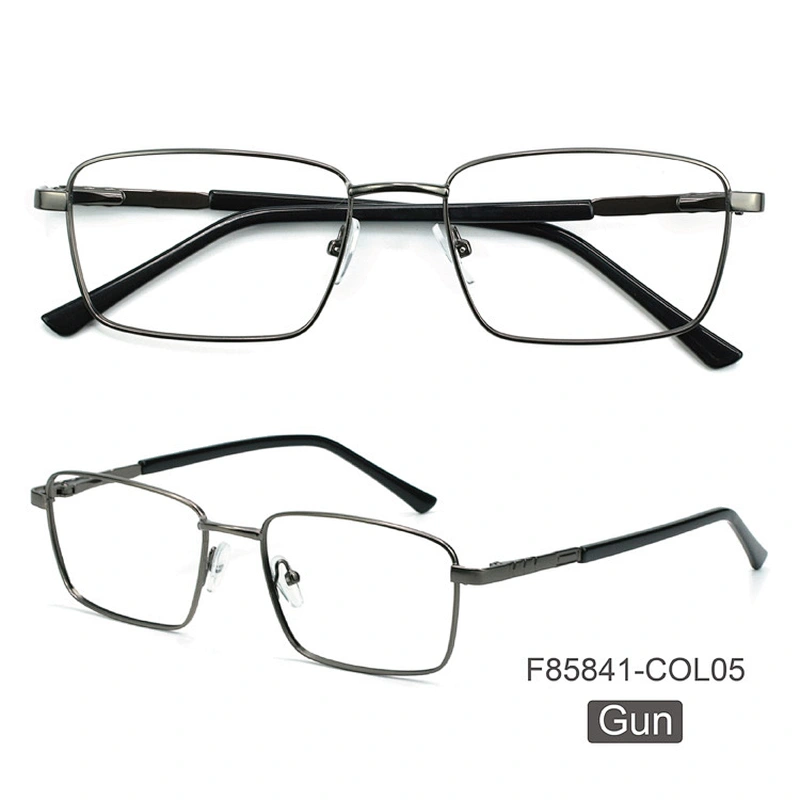Manufacturers competitive eyeglasses frames brand square Metal Glasses Frames trendy eyewear