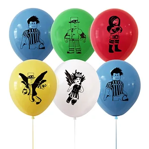 Roblox Virtual world game Latex Balloons  with Conffeti Latex Balloon Birthday Party Decorations for Girls Women