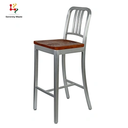 Aluminum bar stool