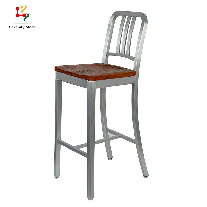 Aluminum bar stool