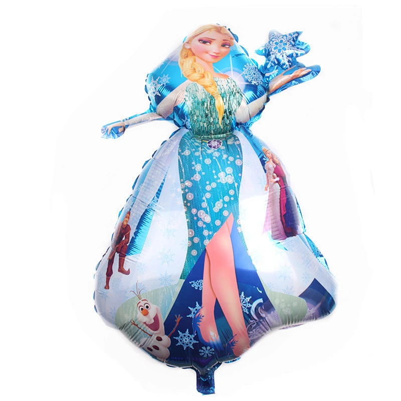 Princess Frozen Foil Helium Balloons Birthday Party Decorations for Girls Women