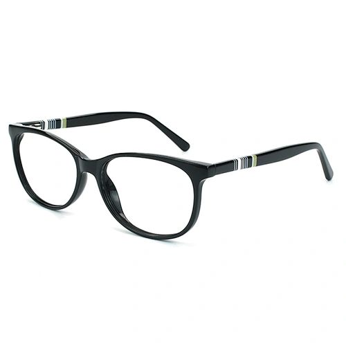 Stylish Round Acetate Eyeglasses Blocking Basic Anti Blue Light Blocker Glasses Oversized Frame