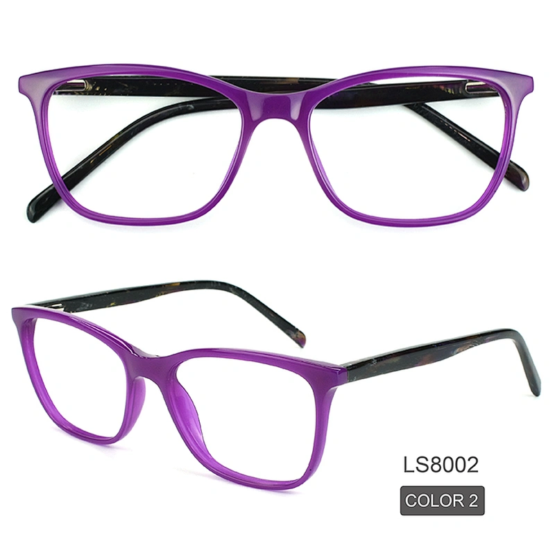ODM blue light blocking glasses acetate square eyewear optical frames