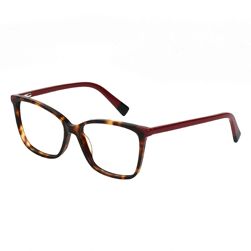 Factory wholesale high quality acetate optical frames square multicolor eyewearD