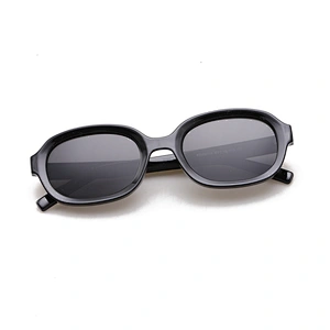 New latest model oval concave sun glasses 10 colors trend retro women sunglasses