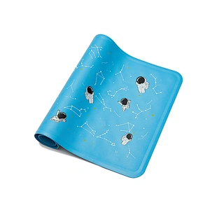 Soft and comfortable non-slip with suction cups baby rubber shower bath mat