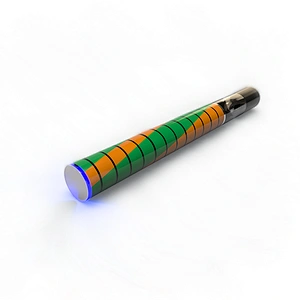 510 thread battery Ceramic coil cartridge glass tube cbd oil vape