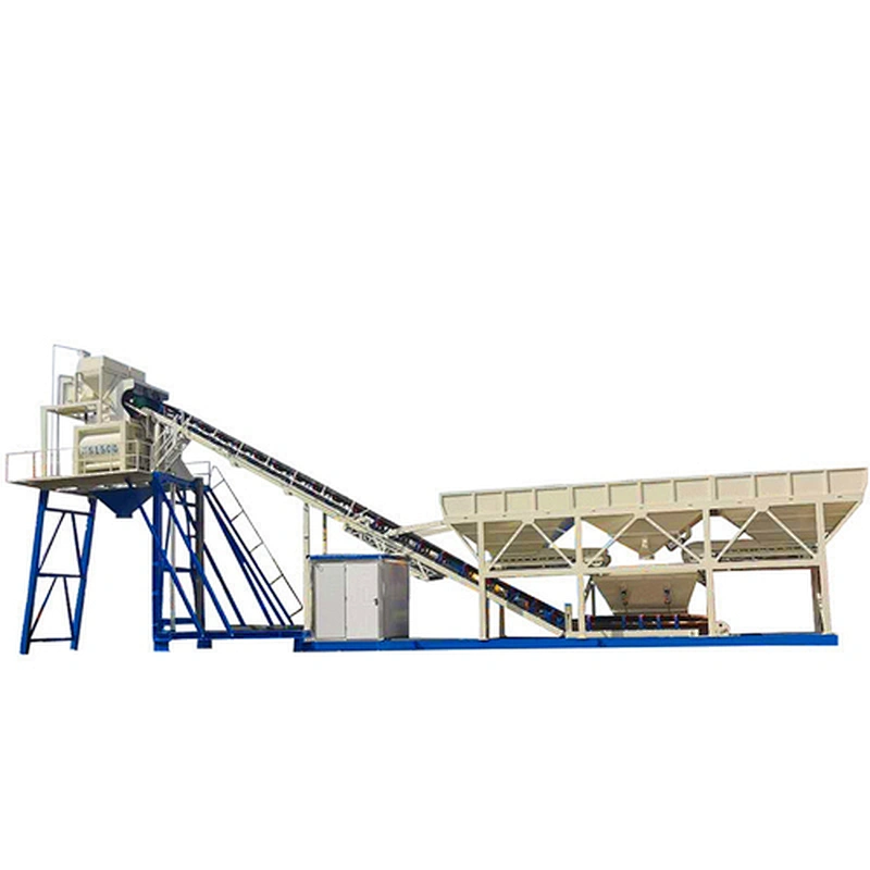 Concrete mixing plant model HZS75