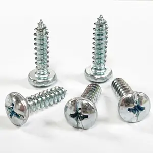 DIN7981 Cross recessed pan head self-tapping screws