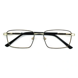 Manufacturers competitive eyeglasses frames brand square Metal Glasses Frames trendy eyewear