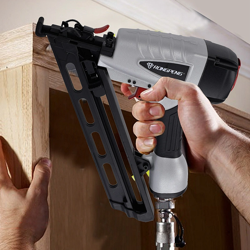 RONGPENG 15 Gauge Angled Finish Nailer DA64R Air Nailer