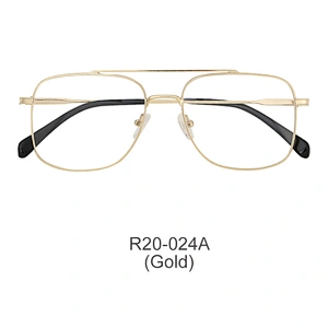 classic double bridge men eyeglasses care products square metal