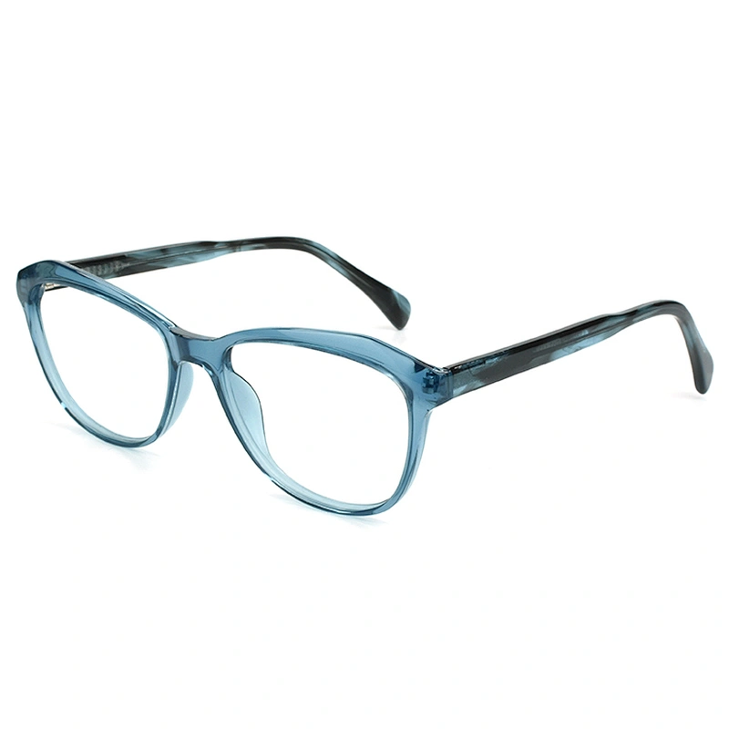 2021 Amazon Popular Transparent Acetate Designer Eyeglasses Frames Glasses Computer Glasses Anti Blue Light Optical Glasses