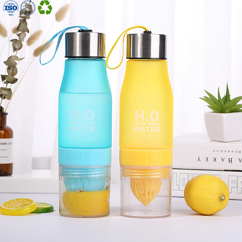 Outdoor fruit infuser water bottle