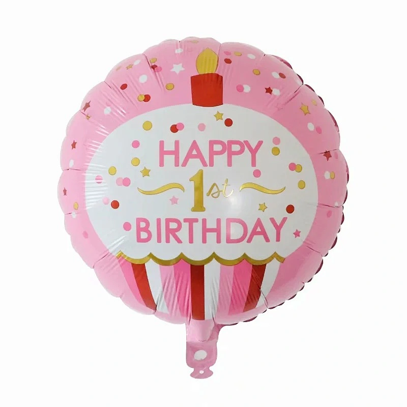 Multi-style 18 inch Happy Birthday Round Foil Helium Balloons Birthday Party Decorations