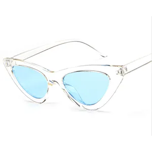 New arrivals 2021 women sunglasses 16 colors wholesale small fashion female triangle sunglasses custom logo