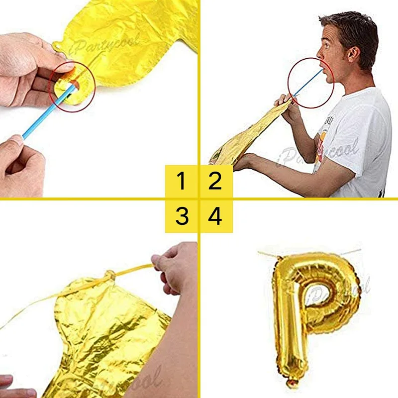 Birthday Party Supplies Happy Birthday Banner Star Heart Foil Balloons With Rain Curtain Rose Gold Blue Gold Birthday Party Decoration set