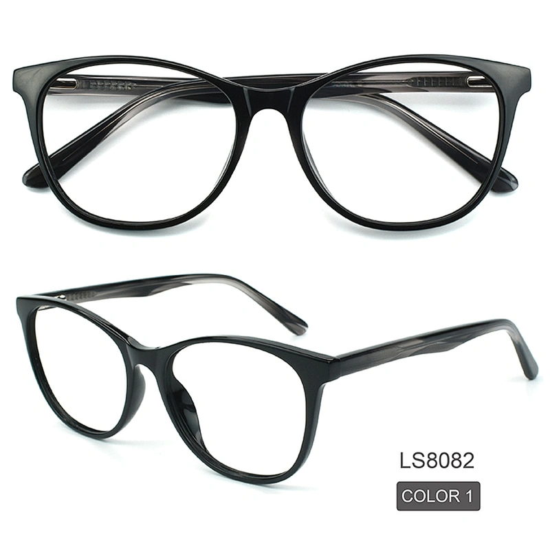 Classic Acetate Round Oversized Frames Optical Eyewear OEM/ODM Eye Glasses