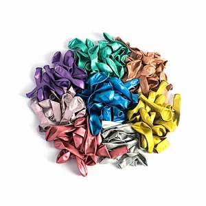 8 Colors 5 inch Metallic Chrome Latex Helium Balloons Birthday Party Decorations