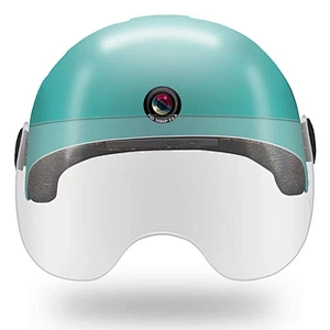 Helm mit doppeltem Objektiv