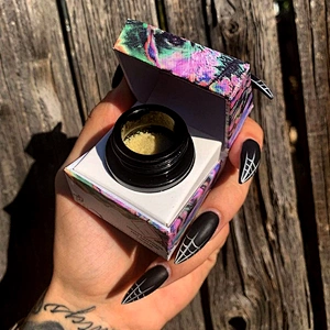 Custom Printed CBD Wax Oil Concentrate jar paper box Container glass Dab Jar packaging box