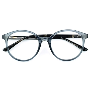 High quality specialized acetate round 4 color Italia eyewear optical glasses frames in stock