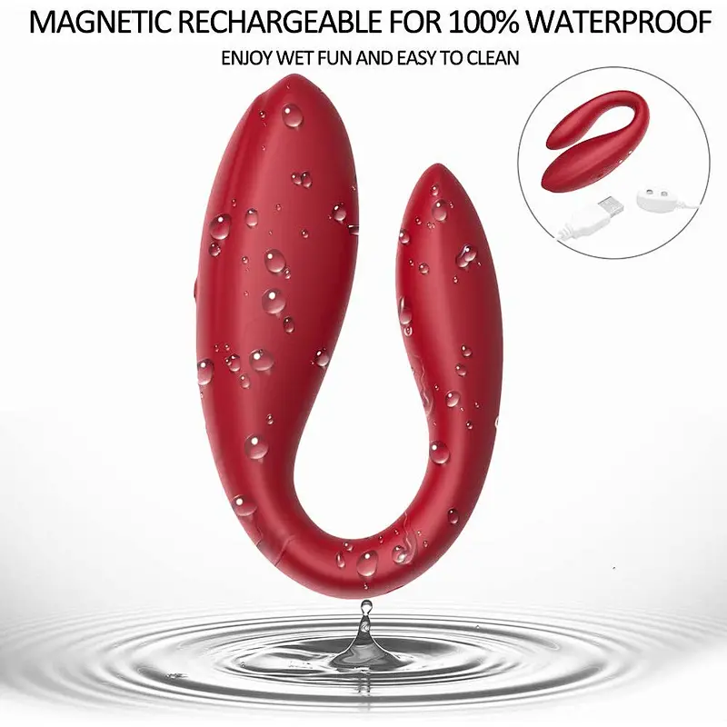 Wireless Vibrator with remote 10 modes 100% pure silicon