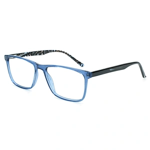 Transparent Computer Anti Blue Light Square Blocking Optical Eyeglasses Frame