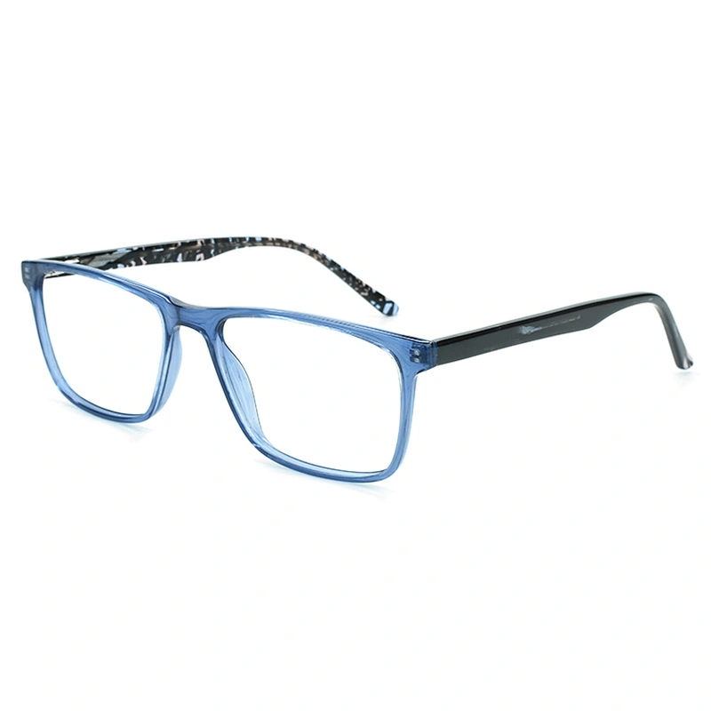 Transparent Computer Anti Blue Light Square Blocking Optical Eyeglasses Frame
