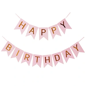 Wholesale Birthday Party Decoration Accessories Happy Birthday Banner Party Supplies