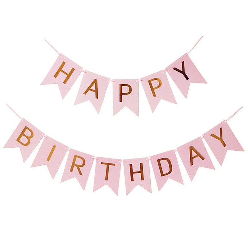 Wholesale Birthday Party Decoration Accessories Happy Birthday Banner Party Supplies