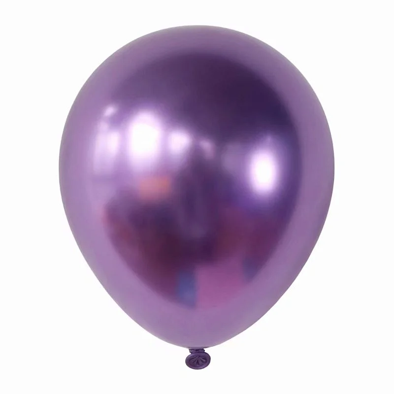 8 Colors 5 inch Metallic Chrome Latex Helium Balloons Birthday Party Decorations