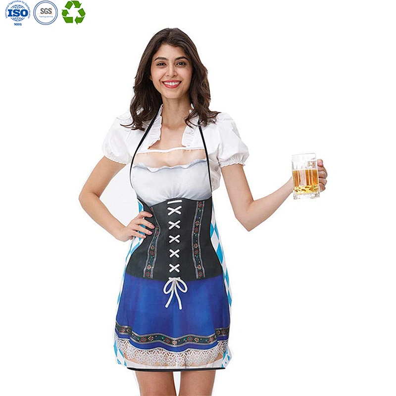 Custom print funny sexy kitchen waist cooking apron