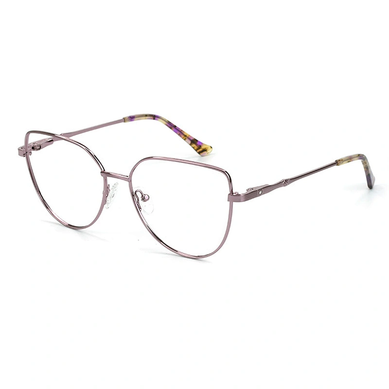 2021 elegant metal eyeglasses frame over size 5 color popular optical frame