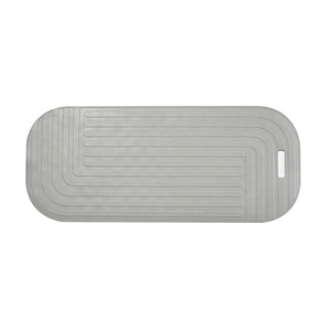 Rubber bath shower mat non slip silicone bathtub mat for tub bathroom with suction cups