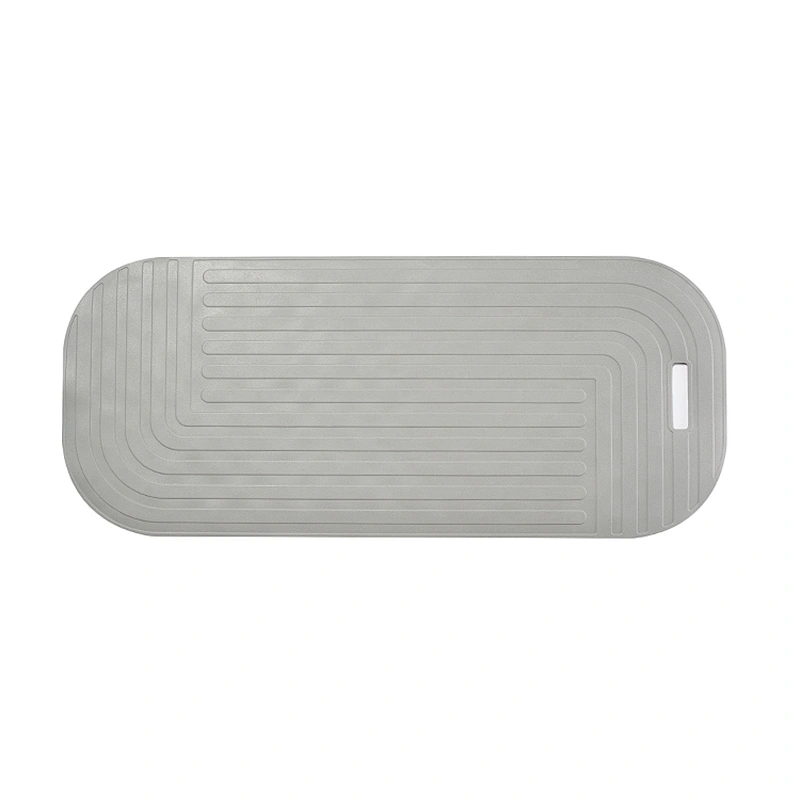 Rubber bath shower mat non slip silicone bathtub mat for tub bathroom with suction cups