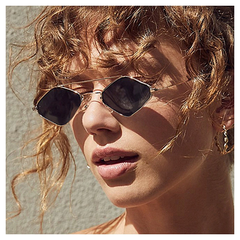 Fashion Men Women Diamond Sharp Sunglasses Clear Yellow Lens Shades UV400 Polycarbonate Shield New 2021
