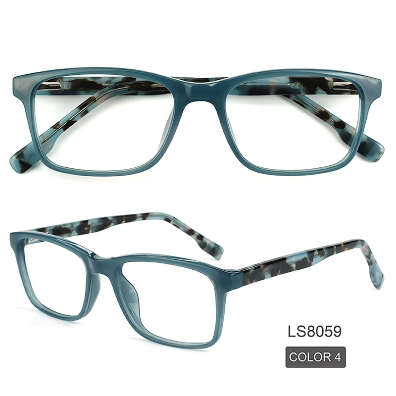 2020 Wholesale italy design unisex custom acetate 100% anti blue light blocking glasses