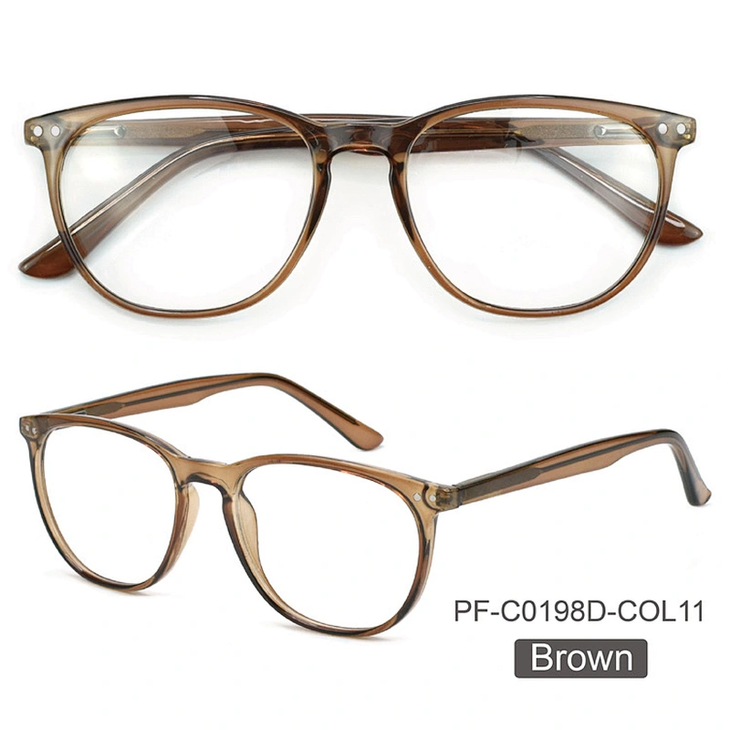 New design custom CP round eyewear optical eyeglasses colorful frame spectacle