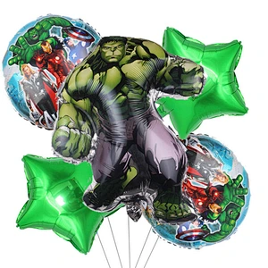 Super Hero Balloon Set Five Piece Party Decoration Supplies Hero Dream Balloon Five Piece Set Suit Balloon