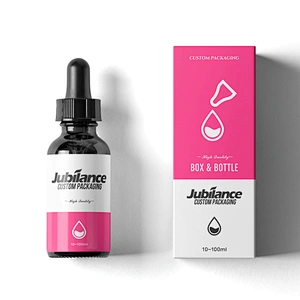 Custom 30 ml glass dropper bottle box / glass dropper bottle with packaging