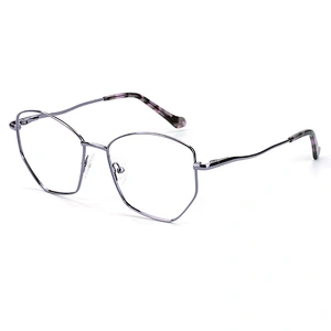 5 bold color diamond metal optical frame ready stock eye glasses