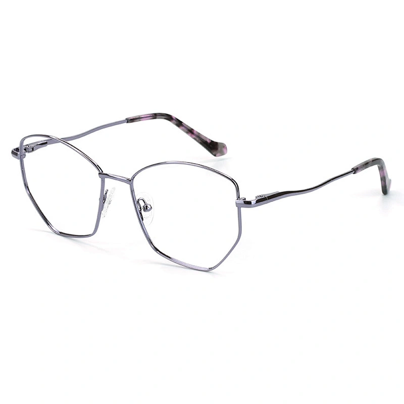 5 bold color diamond metal optical frame ready stock eye glasses
