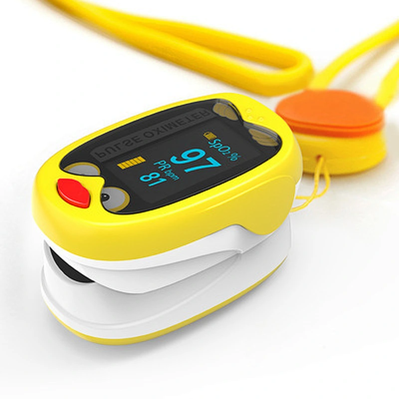 Rechargeable Home Finger Pulse Oximeter OLED Screen Blood Oxygen Saturation Heart Rate Monitor